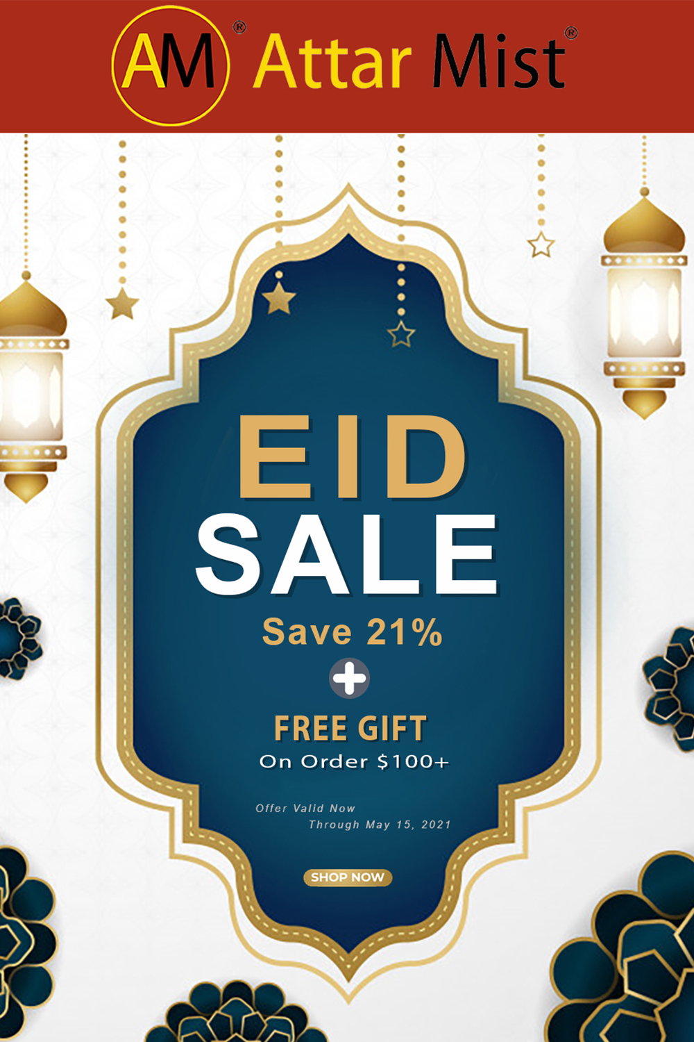 Eid Sale 21% Off - Only until May 15, 2021
